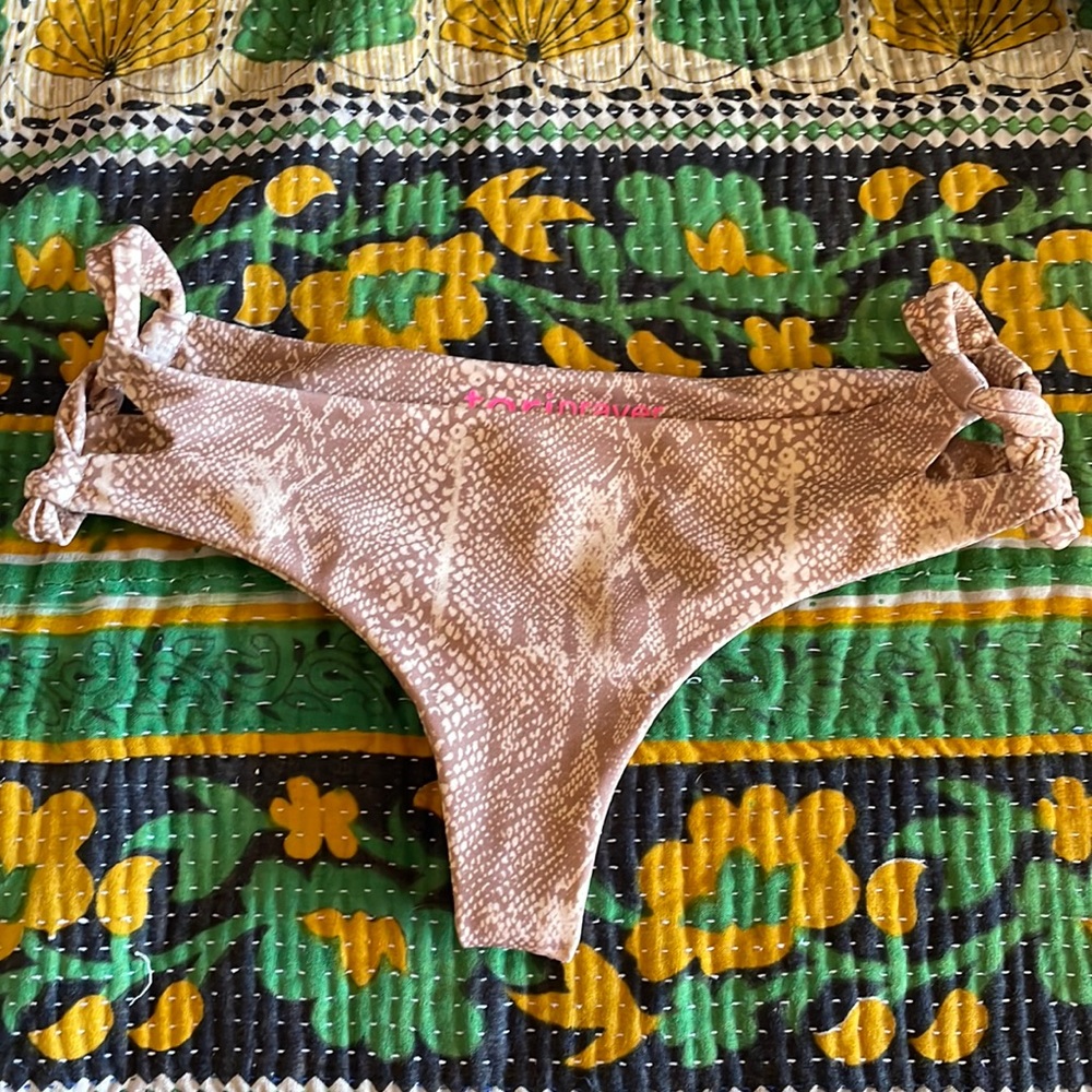 Tori Praver Snake Print Bottom